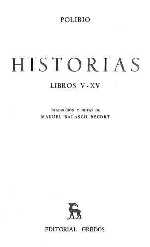 Historias: Libros V-XV