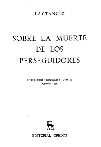 Sobre la muerte de los perseguidores