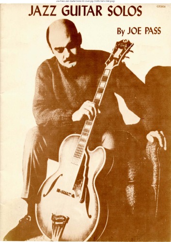 Joe Pass Jazz Guitar Solos