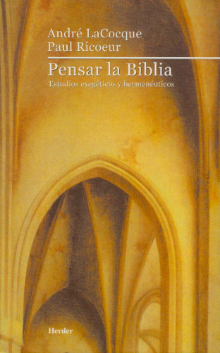Pensar la Biblia