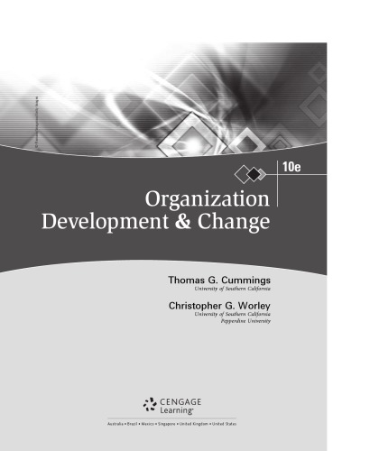 Organization Development and Change