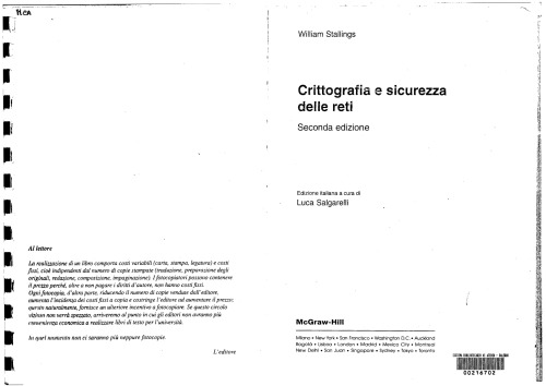 Crittografia e Sicurezza Delle Reti