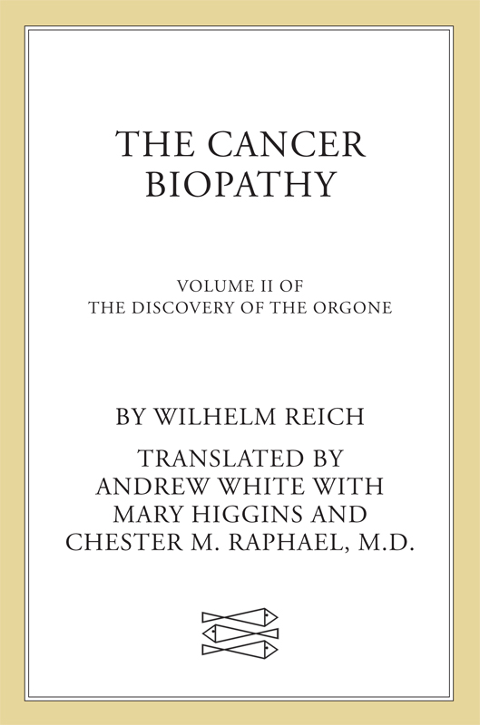 The cancer biopathy