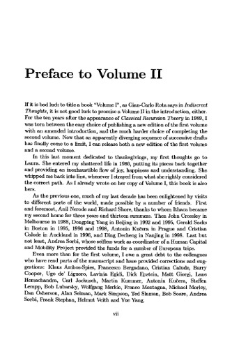 Classical recursion theory: Volume II