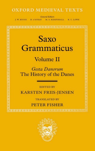 Gesta Danorum. The History of the Danes. Volume II