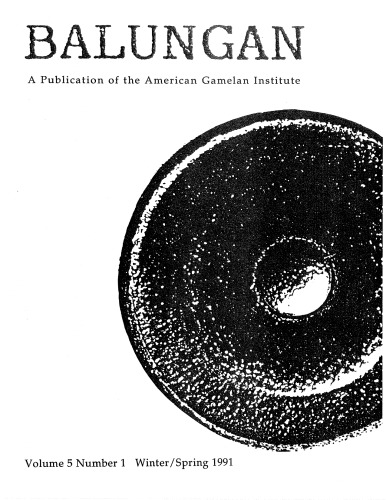 Balungan Gamelan Journal