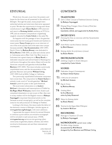 Balungan Gamelan Journal