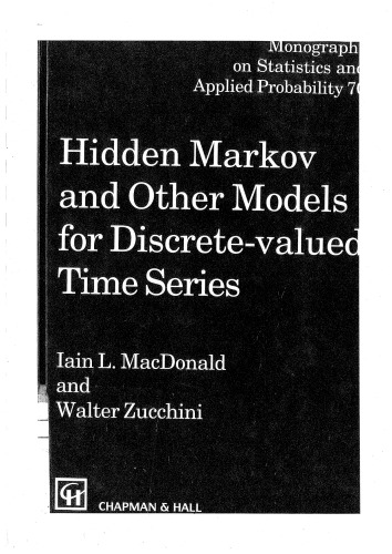 Hidden Markov and other models for discrete-valued time series