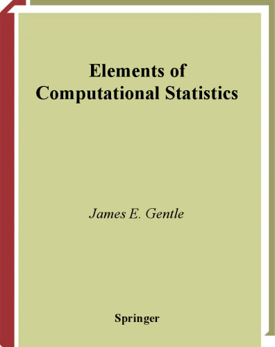 Elements of Computational Statistics