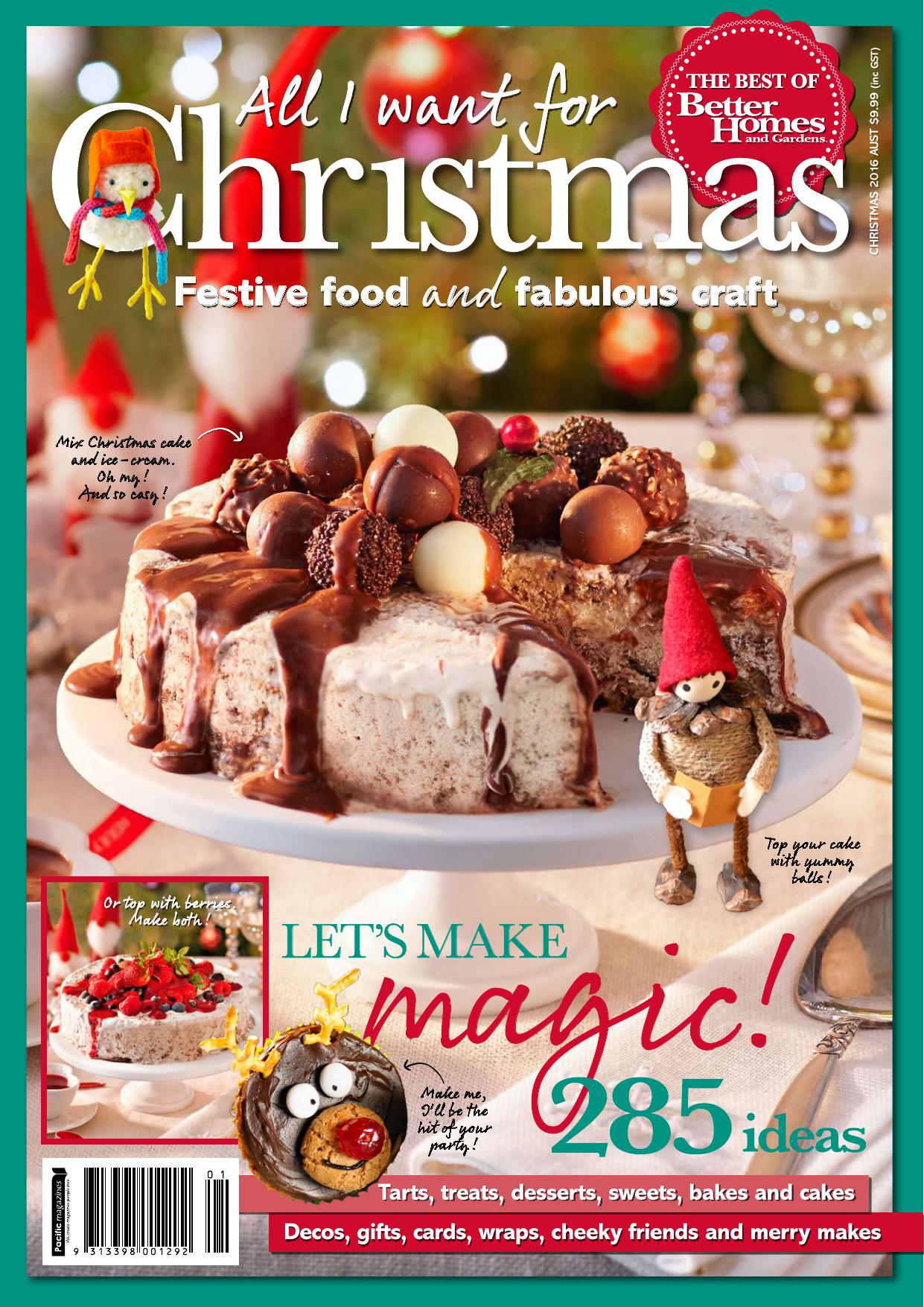 Better Homes Gardens Australia All Want Christmas 2016