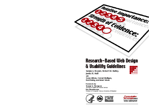 Research-Based Web Design & Usability Guidelines