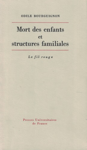 Mort des enfants et structures familiales