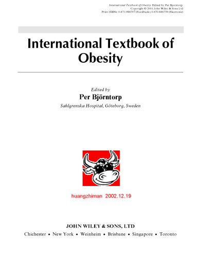 International Textbook of Obesity