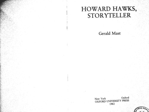 Howard Hawks, Storyteller