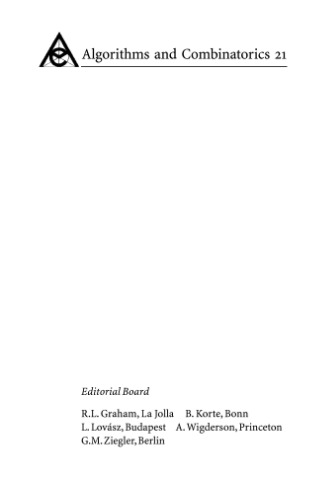 Combinatorial Optimization: Theory and Algorithms (Algorithms and Combinatorics)