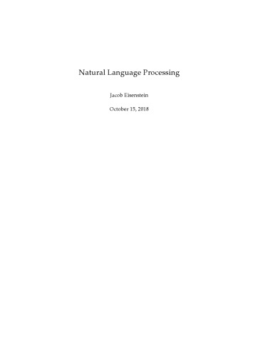 Natural Language Processing
