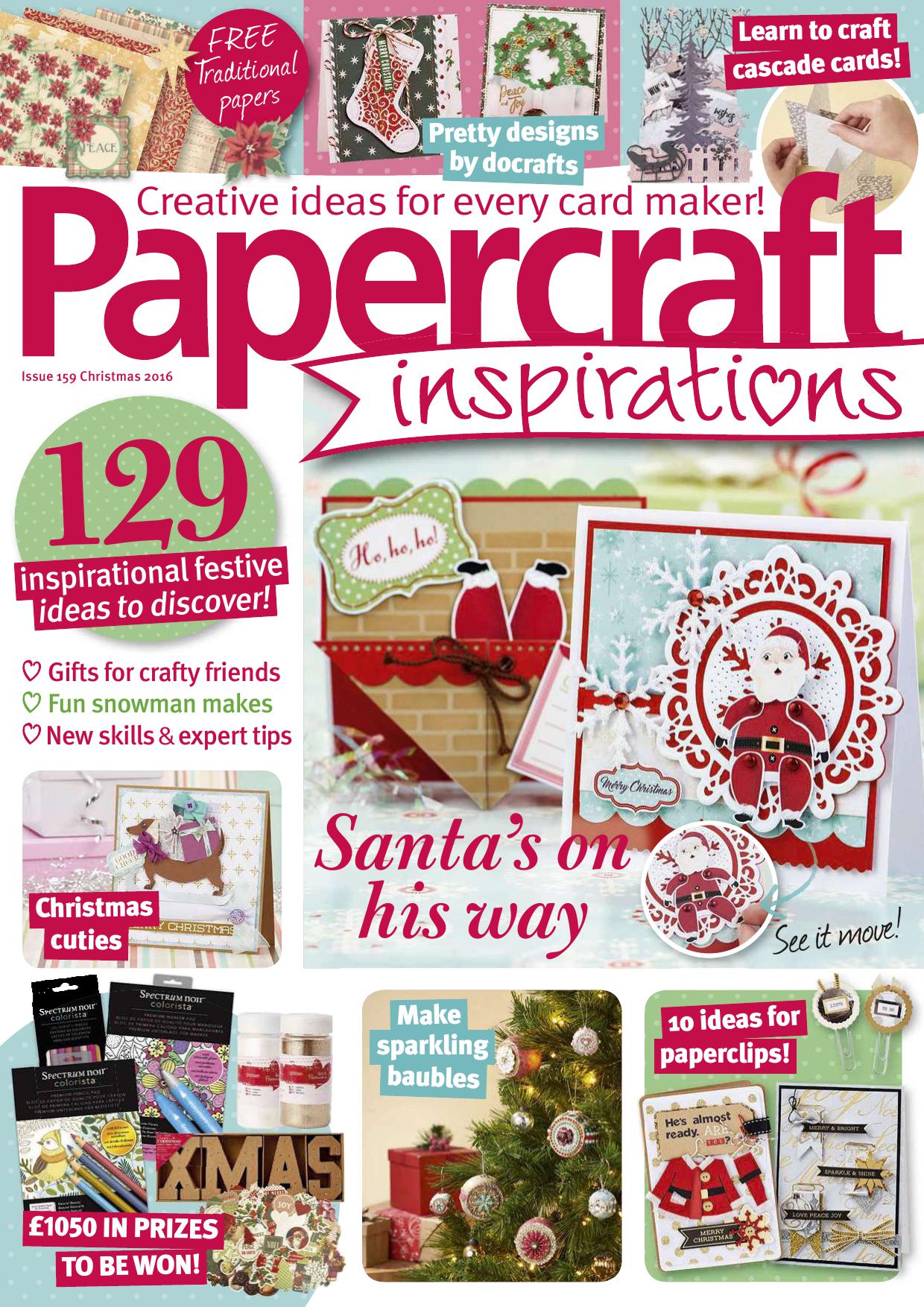 Papercraft Inspirations 2016-Christmas