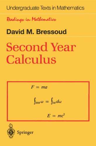 Second Year Calculus: From Celestial Mechanics to Special Relativity