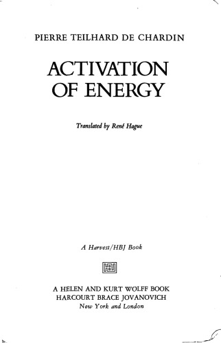 Activation of energy
