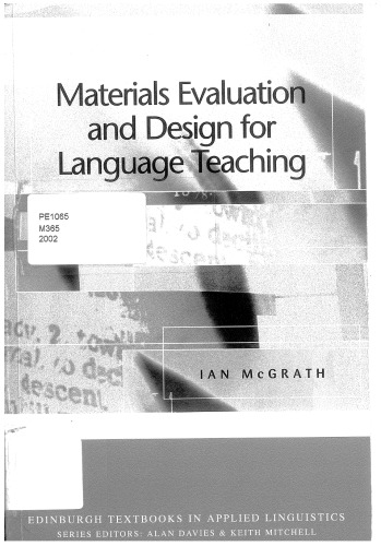 Materials Evaluation And Design For Language Teaching