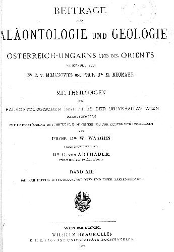 Ueber die Kreidefossilien des Kaukasus mit einem allgemeinen Ueberblick uber die Sedimentarbildungen des Kaukasus