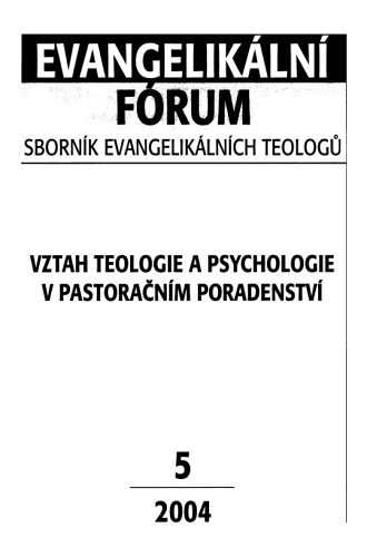 Vztah teologie a psychologie v pastoračním poradenství
