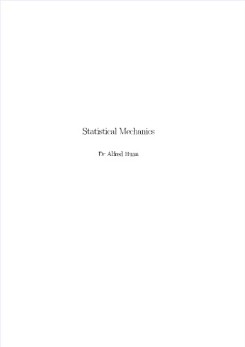 Statistical Mechanics