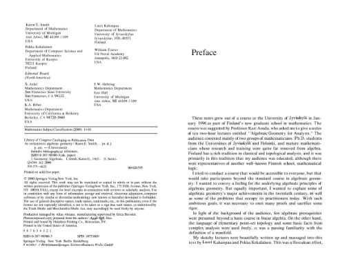 An Invitation to Algebraic Geometry