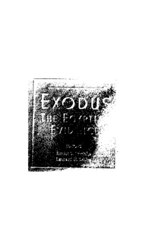 Exodus : the Egyptian evidence