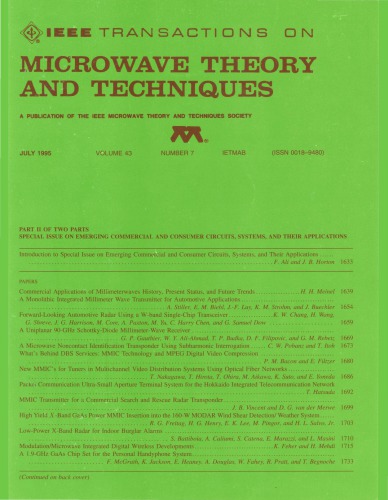 IEEE MTT-V043-I07b (1995-07)
