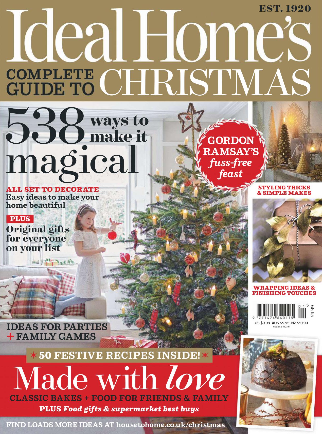 Ideal Home - Complete Guide to Christmas 2016