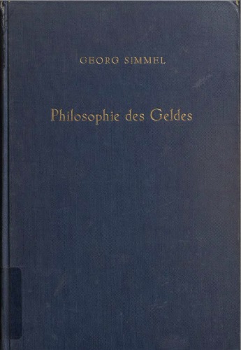 Phillosophie des Geldes