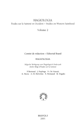 Vies de saints, vie de famille: Représentation et système de la parenté dans le royaume mérovingien (481-751) d’après les sources hagiographiques