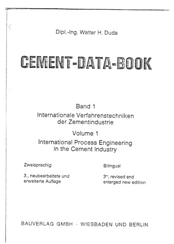 Cement Data-Book