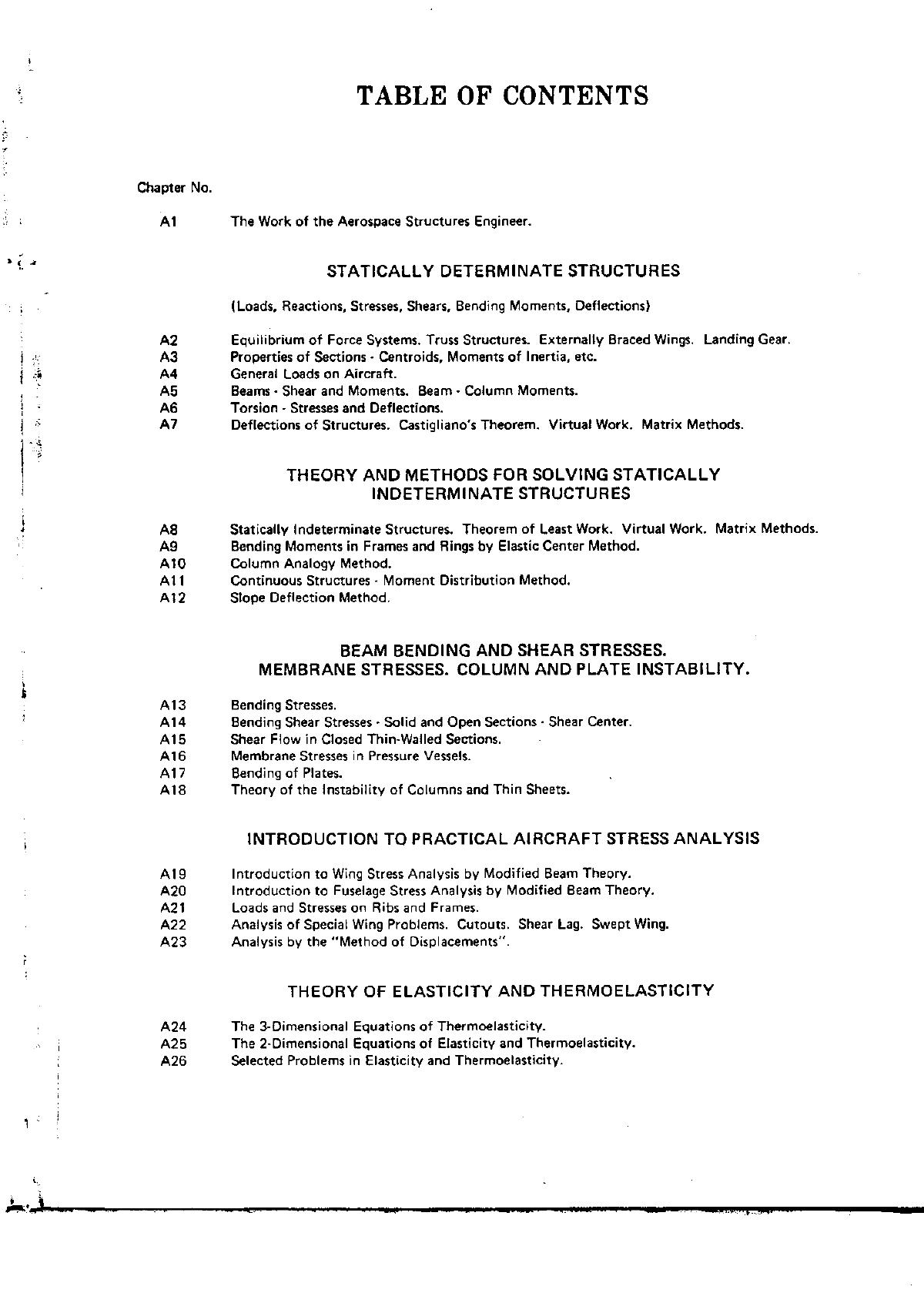Analysis and design of flight vehicle structures