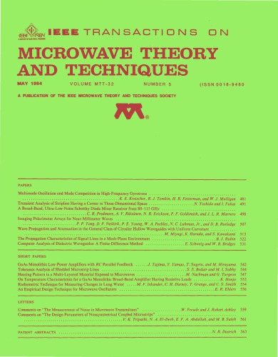 IEEE MTT-V032-I05 (1984-05)