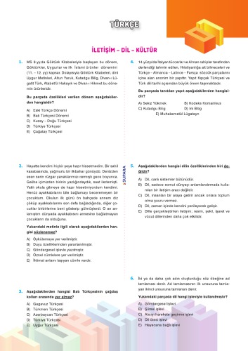 Supara TYT Türkçe Test Takımı 2018-19