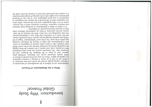 Globalization and Finance