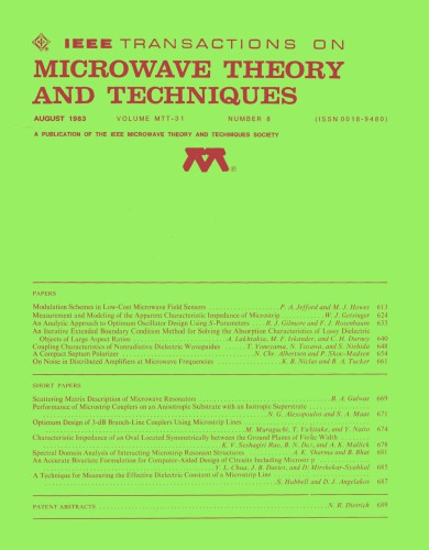 IEEE MTT-V031-I08 (1983-08)
