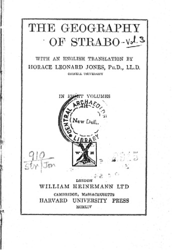 THE GEOGRAPHY OF STRABO VOL. III