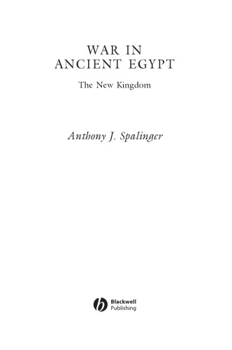 War in Ancient Egypt: The New Kingdom