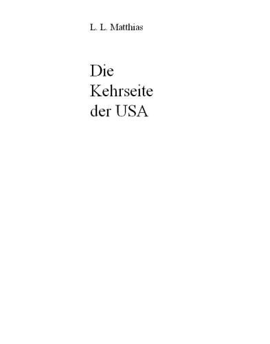 Die Kehrseite der USA