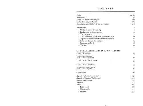 Cicero Catilinarians