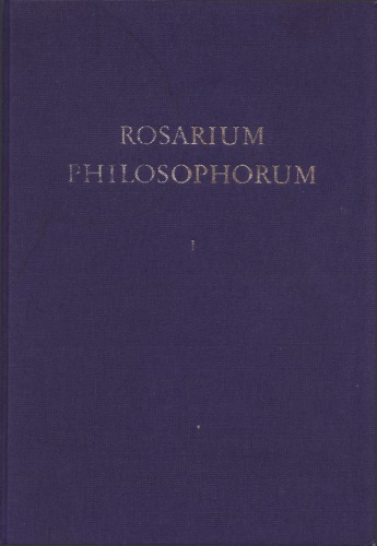 Rosarium Philosophorum Band 1 Faksimile