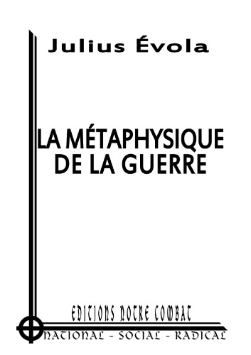 Métaphysique de la guerre