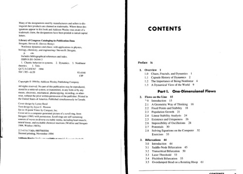 Nonlinear Dynamics And Chaos: With Applications To Physics, Biology, Chemistry And Engineering ()
