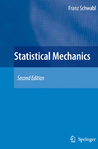 Statistical Mechanics (Advanced Texts in Physics)