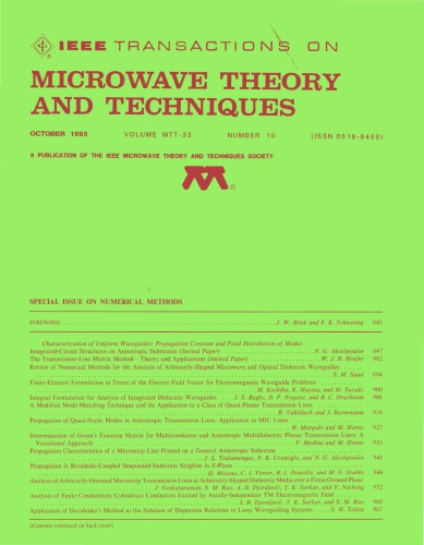 IEEE MTT-V033-I10 (1985-10)