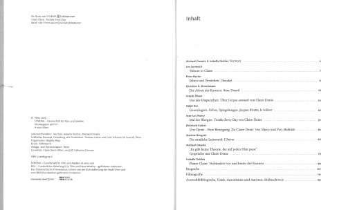 Claire Denis. Trouble Every Day