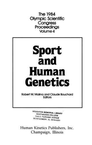 Sport and Human Genetics: the